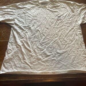 Big Dogs White Short-Sleeve Graphic Tee with Small Chest Logo